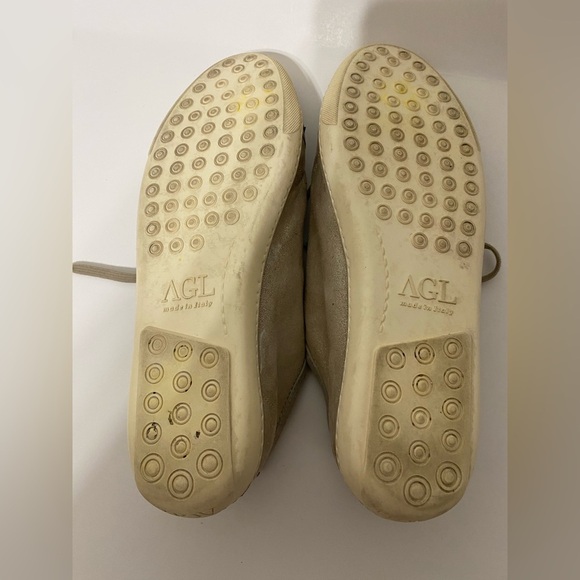 AGL Attilio Giusti Leombruni suede Snakeskin Toe size 37.5 - Picture 5 of 7